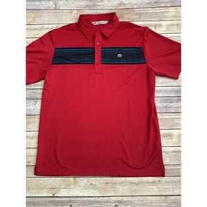 Travis Mathew Short Sleeve Golf Polo Shirt Mens Large L Colorblock
